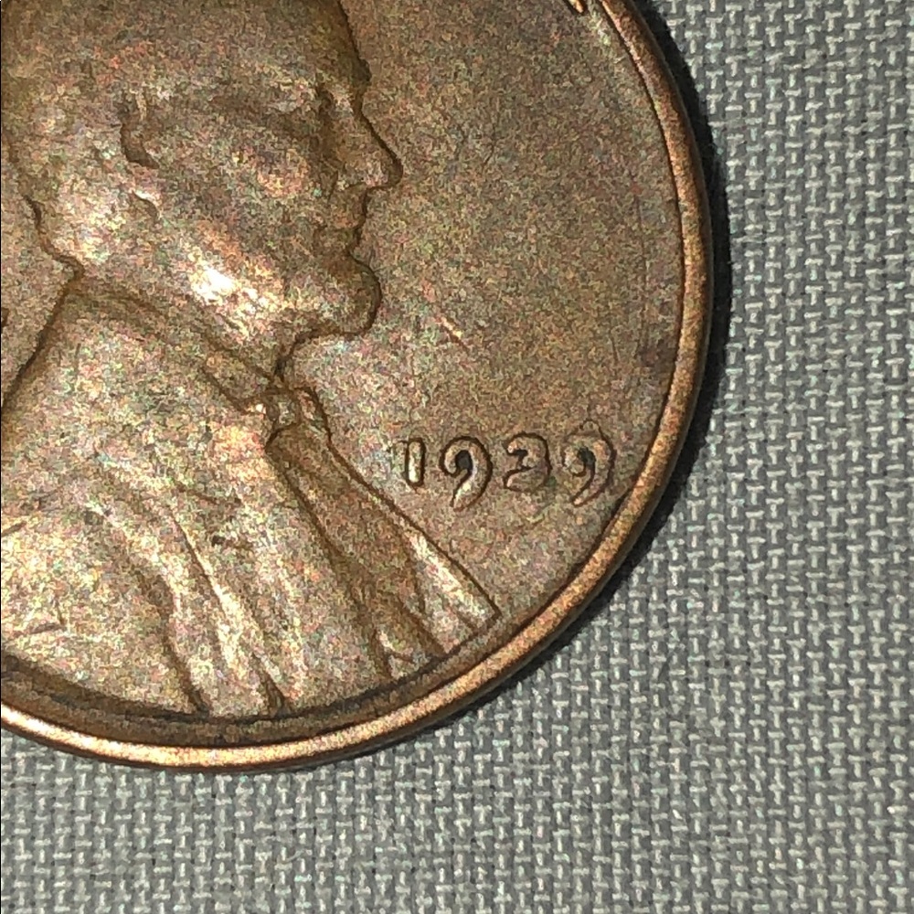 1939 ERROR Lincoln Wheat Penny/ Missing letters - Picture 4 of 8